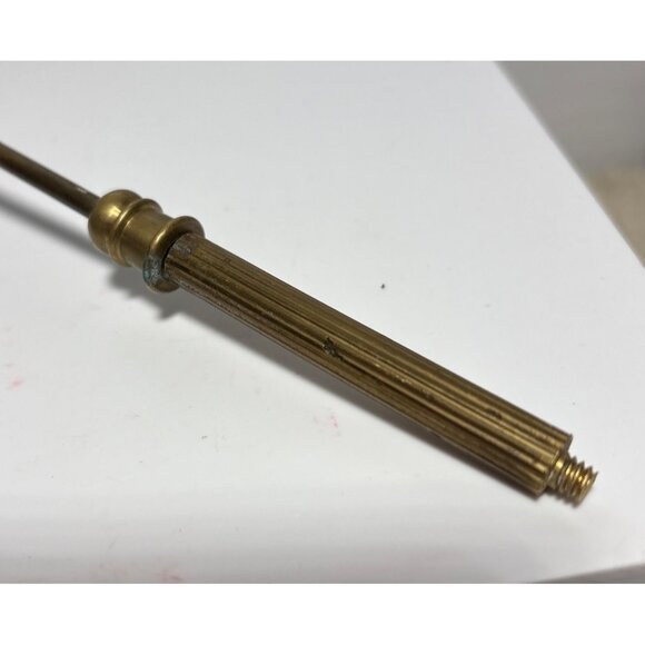 Vintage Brass Candle Snuffer 10" Long Handle Bell Shape - Picture 7 of 8